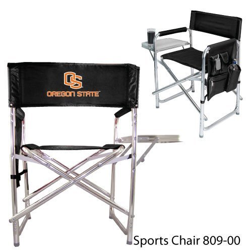 Oregon State Beavers NCAA Sports Chair (Black) (Digital Print Logo)