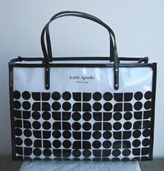 Kate Spade Clear Noir Noel Medium Shopper Bag
