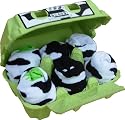Soggs 6 pairs of cow design socks in an egg carton