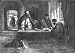Religiousa Monk Instructing Othersantique Print1853