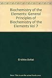 General principles of biochemistry of the elements