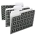 Smead Fashion Collection File Folder, 1/3-Cut Tab, Letter Size, Grid, 6 per Pack (11804)