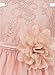Flower Girl Embroidered Tulle Overlay Dress with Illusion Neckline