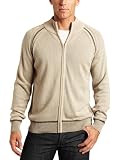 Alex Stevens Mens Full Zip Mock Cardigan