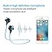 Cablex Bluetooth Headphones V4.1 Wireless Sports Stereo Earbuds In-ear Noise Cancelling Sweat proof Headset Earphones with Microphone for iPhone iPad iPod Samsung and Android Devices (Blue)
