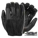 IMAGE OF Damascus D20P Dyna-Thin Unlined Leather Gloves with Short Cuffs, Medium