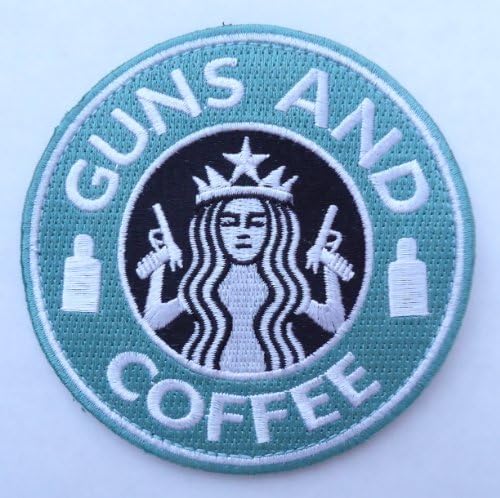 Starbucks Tactical Guns and Coffee Velcro Morale Military [3.5 Inches]patch