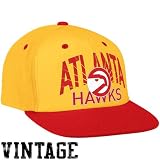 NBA Atlanta Hawks Adidas Snapback Hat (Gold/Red)