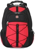SwissGear SA6799 Black with Red TSA Friendly ScanSmart Computer Backpack-Fits Most 15 Inch Laptops and Tablets