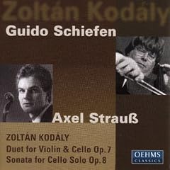 Kodaly: Duo / Cello Sonata