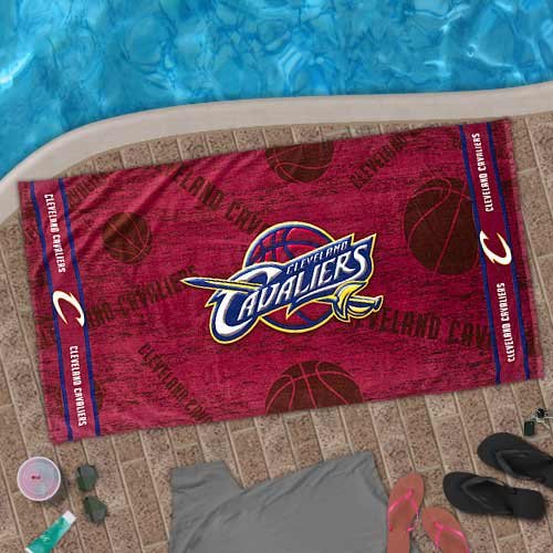 Cleveland Cavaliers 30'' x 60'' Wine Beach Towel