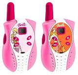 Lexibook - TW20BB - Imitations - Talkie-Walkies numeriques Barbie portee 3km + faces interchangeables