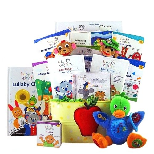 Genius New Baby Einstein Educational Gift Set - Great Shower Gift Idea for Newborns