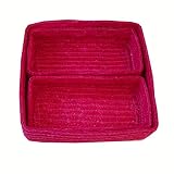 3 paniers fuschia