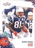 top sixtyfour Randy Moss   New England Patriots   2010 Score Football Card   NFL Trading Card in Screwdown Case