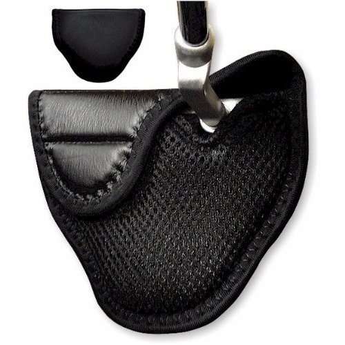 Genuine Leather Mallet Putter Cover for Heel Shafted Putters Left