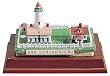 Lighthouse - Dungeness, Wa - Cold Cast Resin - 4" Height