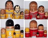 NBA Basketball Any Sport Team Your Choice * Russian Nesting Nested Stacking Doll 5 Pcs / 6-7 in