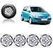 Auto Pearl Premium Quality Car Full Caps Silver 13inches Press Type Wheel Cover For - Hyundai Getz RS.1299.00