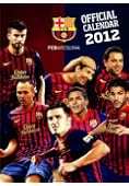 Official FC Barcelona A3 Calendar 2012