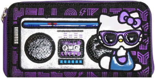 Loungefly Sanrio Hello Kitty Purple Shades Boombox Wallet