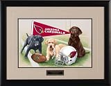 NFL Arizona Cardinals Jim Killen Signature Black Framed Print