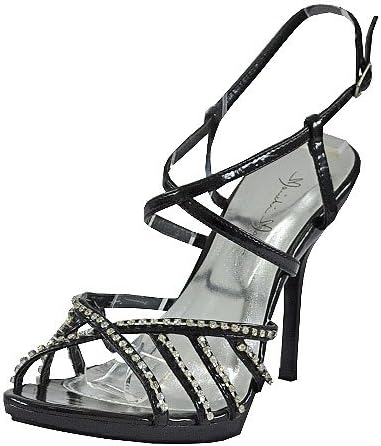 Marichi Mani Celine-40 Black Women Dress Sandals, 6 M US