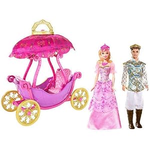 Barbie and The Three Musketeers Ballon Carriage + Bonus Barbie and Prince Dolls Exclusive by Barbie