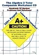Algebra 2 Tutor Companion Worksheet CD