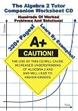 Algebra 2 Tutor Companion Worksheet CD