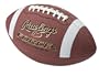 Rawlings Force Composite Leather Official Size Football with Half Stripe