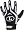 Louisville Slugger BG26 Adult TPX Pro Design Batting Gloves - Black - Small