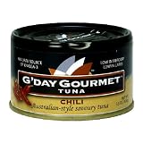 GDay Gourmet Tuna Chili , 3.5-Ounce Cans (Pack of 12)