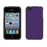 Speck Black Purple Plaid Shell case for Apple iPhone 4
