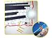 ALERT 740-6009 Volleyball Set mit Netz (9,6x0,96m), Ball, Pumpe