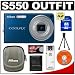 Nikon Coolpix S550 10 Megapixel Digital Camera (Cool Blue) with 5x Optical Zoom & 2-Year Extended Service Coverage + 8GB Memory Card + Card Reader + Nikon Digital Camera Case