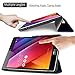 Infiland Asus Zenpad S 8.0 (Z580C/Z580CA) Smart Shell Case, Ultra Slim Lightweight Tri-Fold Stand Case Cover for 2015 Released ASUS ZenPad S 8 Z580C / Z580CA 8-Inch Tablet, Navy
