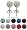 ONE PAIR of Crystal Stud Earrings by GlitZ JewelZ &Acirc;&copy; - 5/16' (8MM) - bling bling!! Comes packed in a lovely velvet pouch - For the matching pendant (2nd picture ) and other colors/sizes choose from the menu below