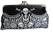 Bandana Skulls Gothic Rockabilly Coin Purse