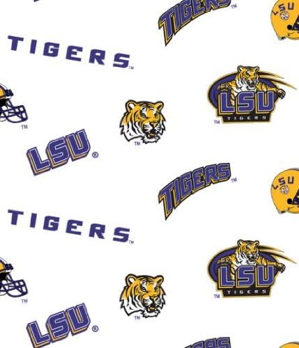 Louisiana State University By Sykel - 100% Cotton 44" Wide By the Yard