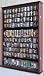 144 Shot Glass Display Case Holder Cabinet Shadow Box, Hinged Door, Solid Wood, Mahogany Finish (SC16-MAH)