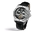 Perigaum Mens Stainless w/ Black Dial Transatlantic Watch