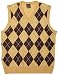 Southpole Young Men's Argyle Vest 12GG