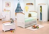 Tutti Bambini Barcelona Baby Nursery Furniture Room Set (6 Piece Set) Includes A Reclining Glider Chair + Stool