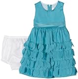 Rare Editions Baby-girls Infant Soutach Leaf Dress