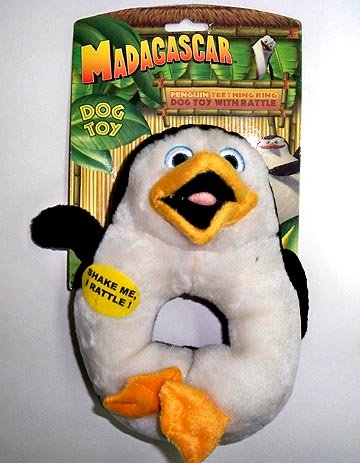 Madascar Penguin Dog Chew Toy, Lg