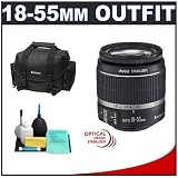 Canon EF-S 18-55mm f/3.5-5.6 IS Zoom Lens + Accessory Kit for Canon EOS 40D, 30D, 20D, and Digital Rebel XT, XTi SLR Cameras