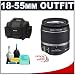 Canon EF-S 18-55mm f/3.5-5.6 IS Zoom Lens + Accessory Kit for Canon EOS 40D, 30D, 20D, and Digital Rebel XT, XTi SLR Cameras
