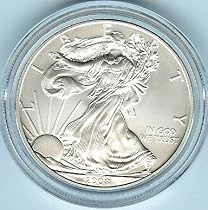 2008 U.S. American Eagle Silver Dollar - Uncirculated