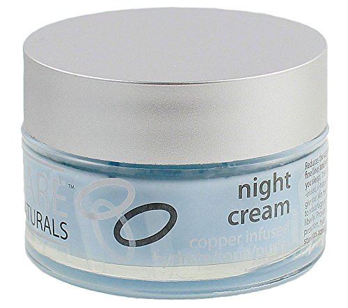 Copper Peptide Anti-aging & Wrinkle Night Cream: 1oz Jar - All Natural Moisturizer + Zinc & Magnesium for Skin, Face & Eyes